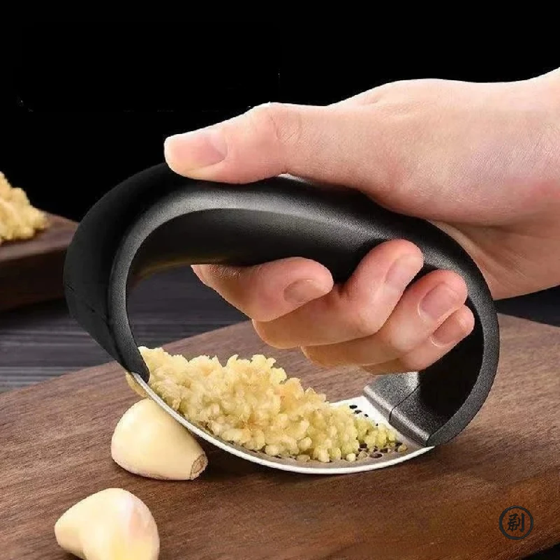 Kitchen Gadgets That Make Life Easier - Stainless Steel Garlic Press Crusher Manual