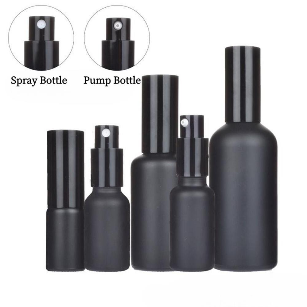 Oil Mister Spray Bottle - Spray Bottle 5ml-100ml Black Glass Empty