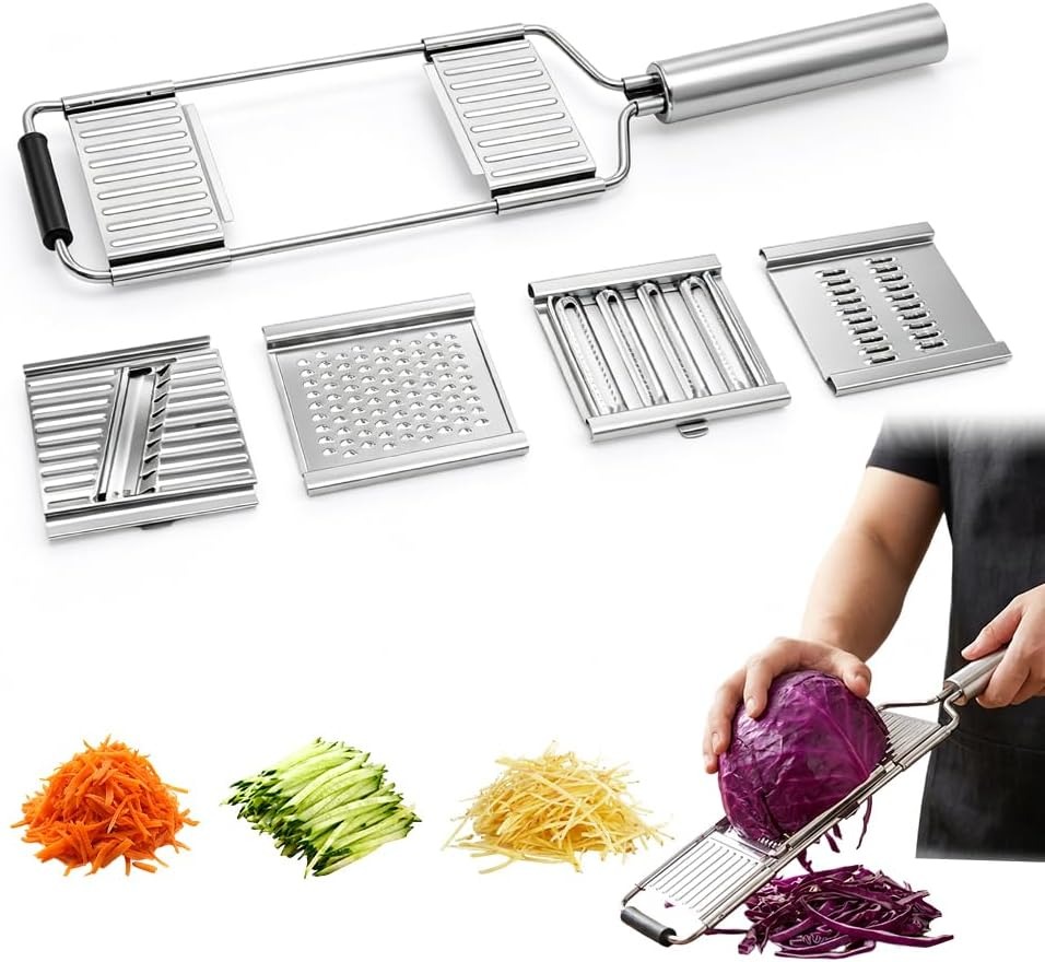 Kitchen Gadgets That Are Useful - Grater Multifunctional 4 in 1 Handheld