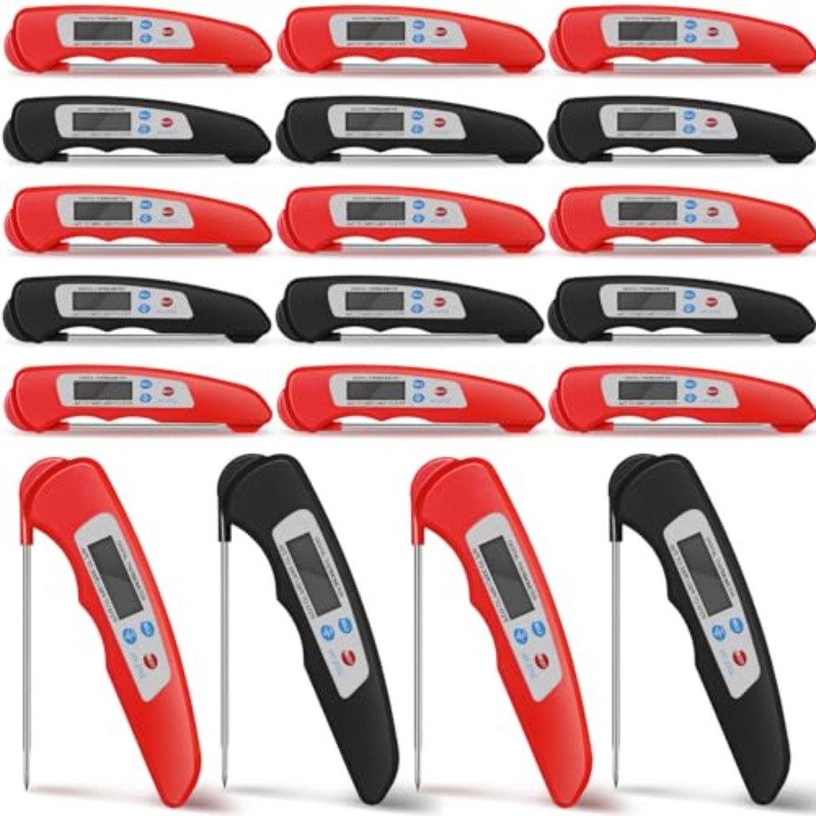 Meat Thermometer - 20 Pcs Digital Meat Thermometer Foldable