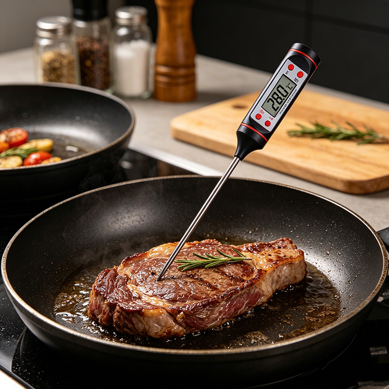 Meat Thermometer - Digital Meat Thermometer with Food Cooking