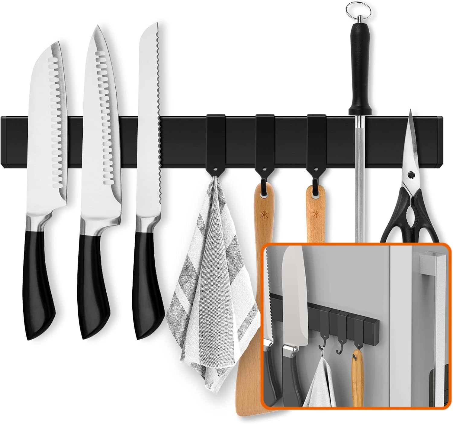 Magnetic Knife Strip - Double Sided Magnetic Knife Holder -