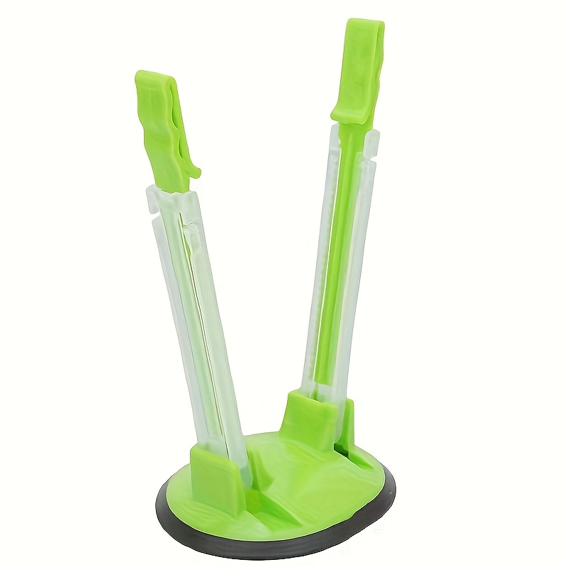 Zipper Bag Holder Plastic Adju - Kitchen Gadgets Rack Storage บทวิจารณ์และราคา