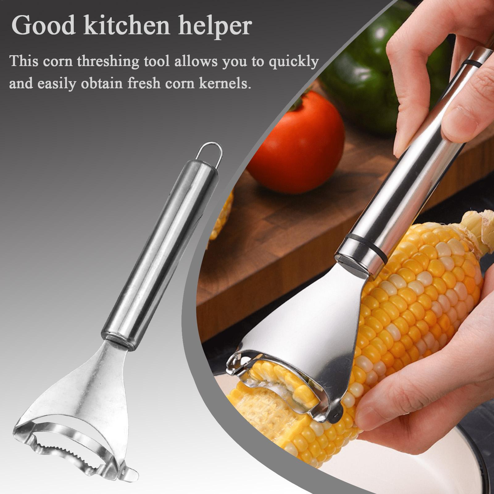 Corn Prep Peeler Corn Stripper - Kitchen Gadgets For Chefs บทวิจารณ์และราคา