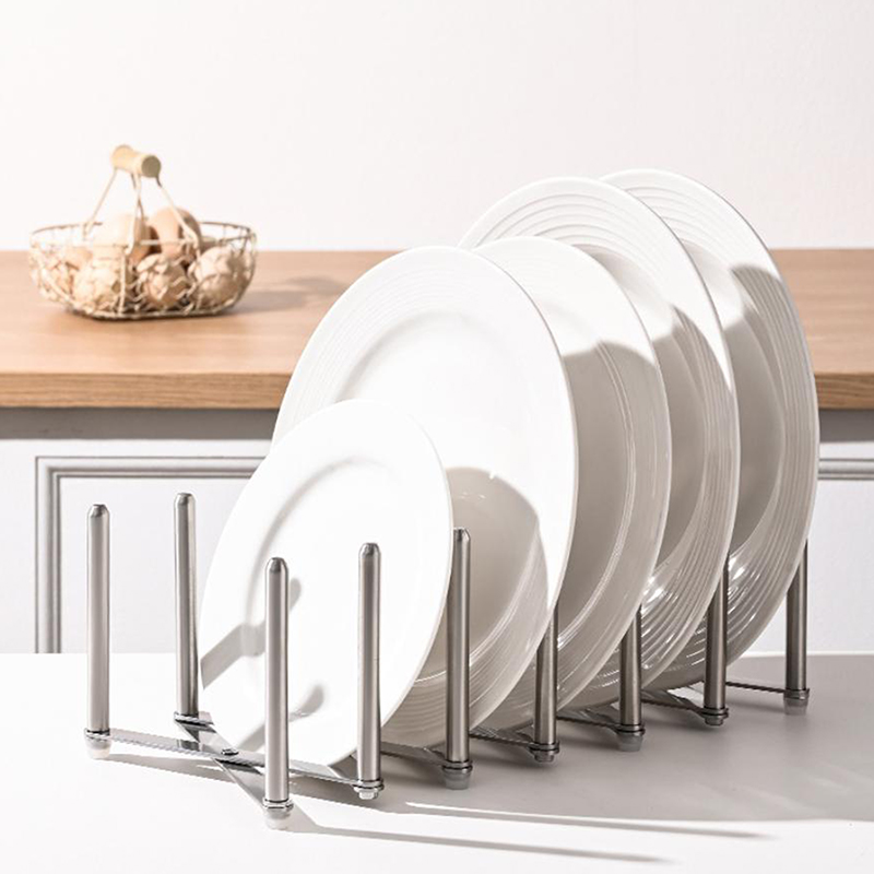Pot Lid Rack Pan Lid Organizer - Kitchen Gadgets Rack Storage บทวิจารณ์และราคา