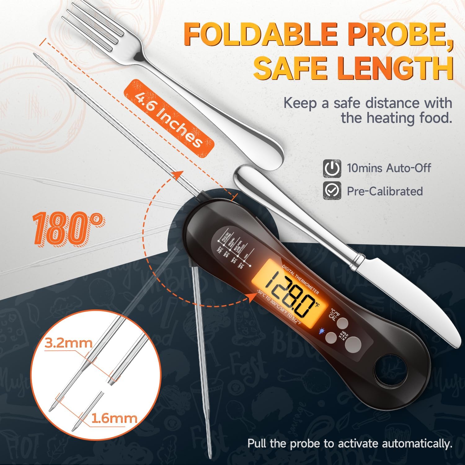 Digital Meat Thermometer Water - Meat Thermometer บทวิจารณ์และราคา