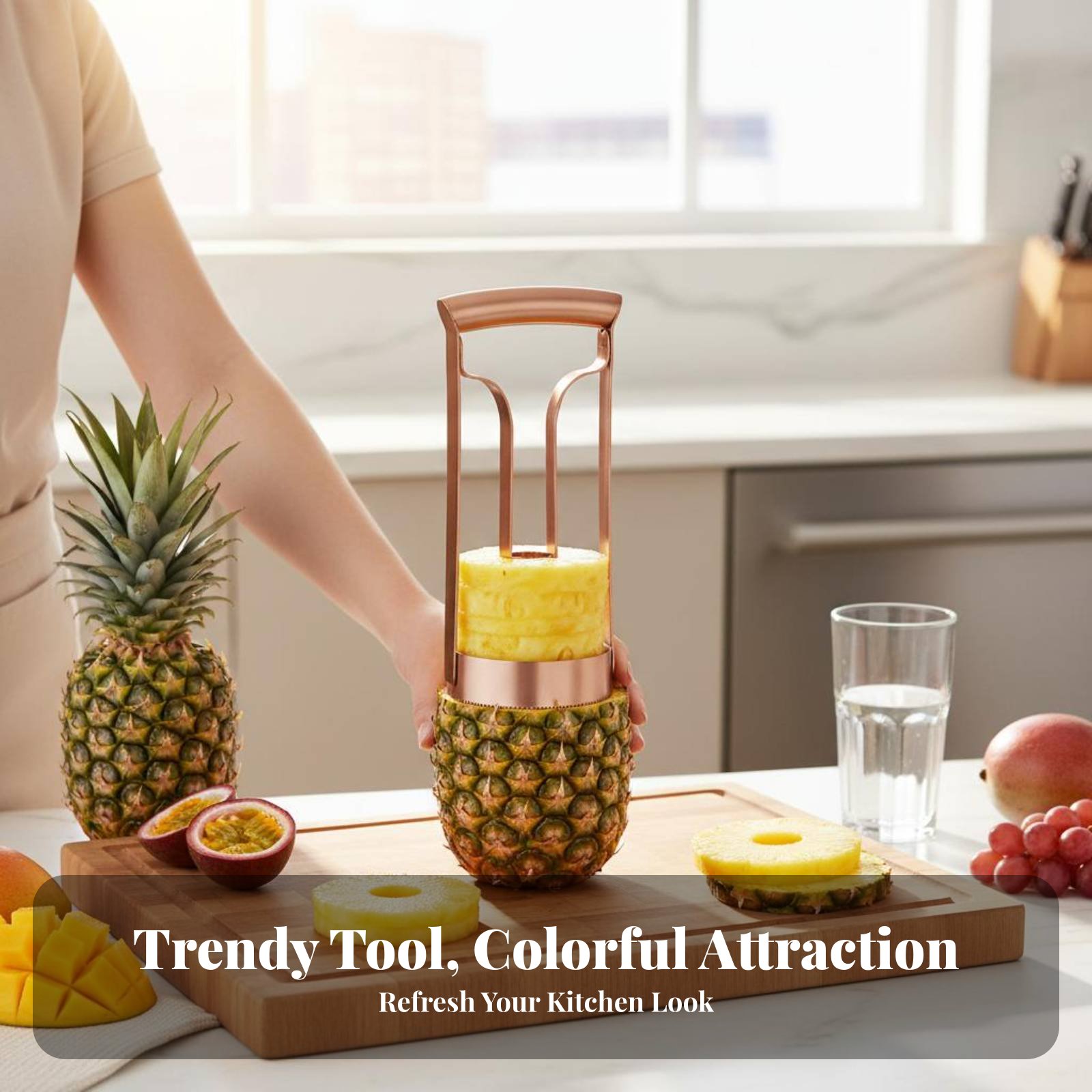 Stainless Steel Pineapple Cutt - Kitchen Gadgets That Are Useful บทวิจารณ์และราคา