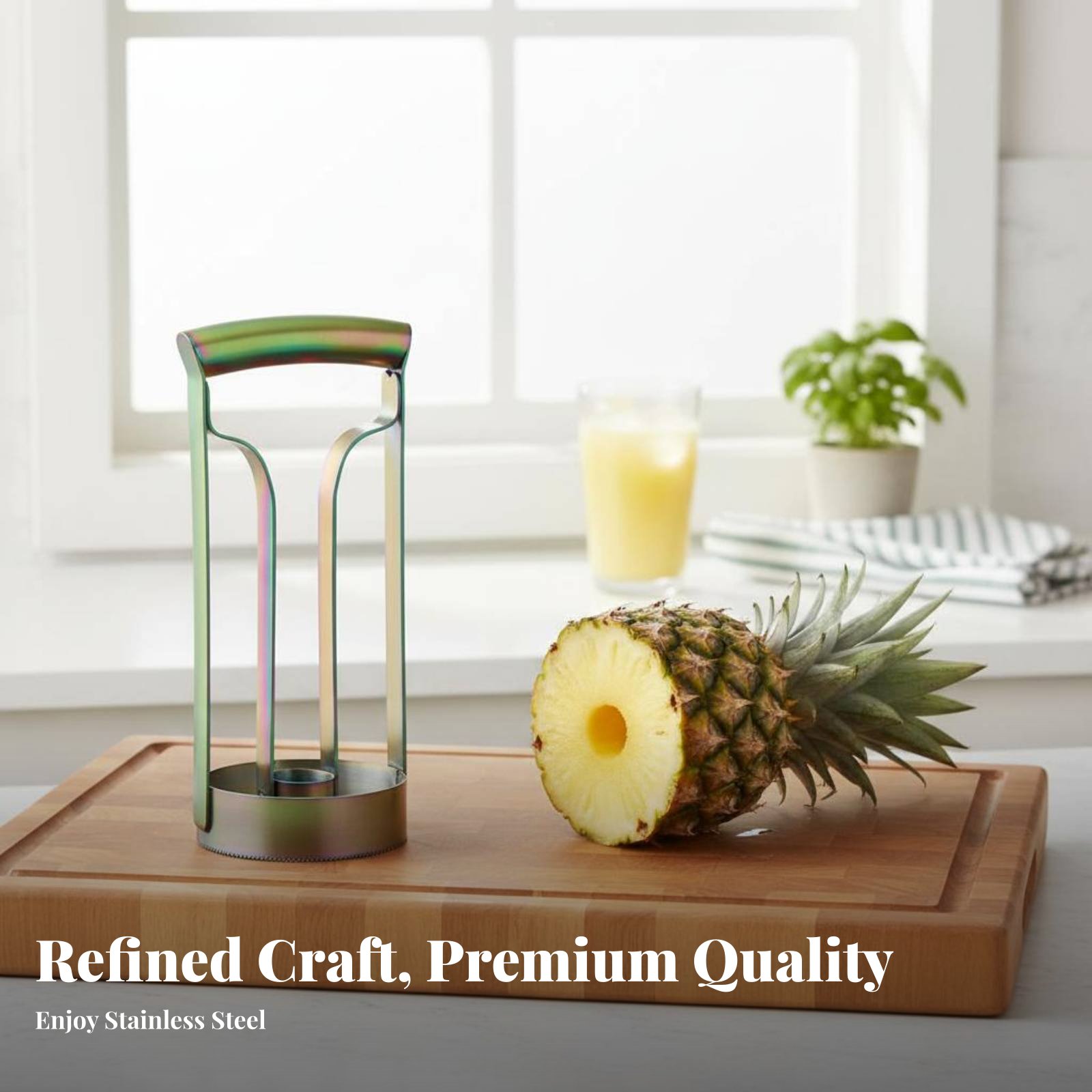 Stainless Steel Pineapple Cutt - Kitchen Gadgets That Are Useful บทวิจารณ์และราคา
