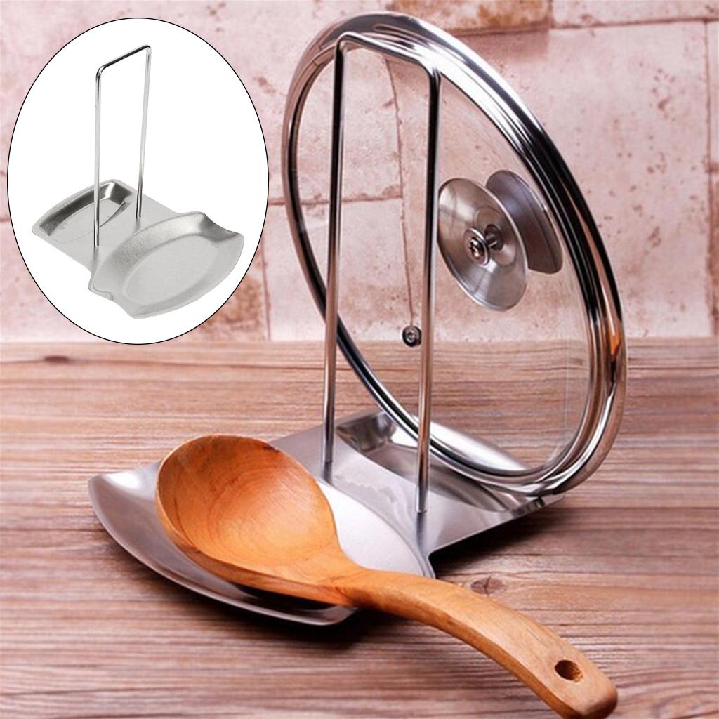 Pan Cover Lid Potable Stand Ra - Kitchen Gadgets Rack Storage บทวิจารณ์และราคา