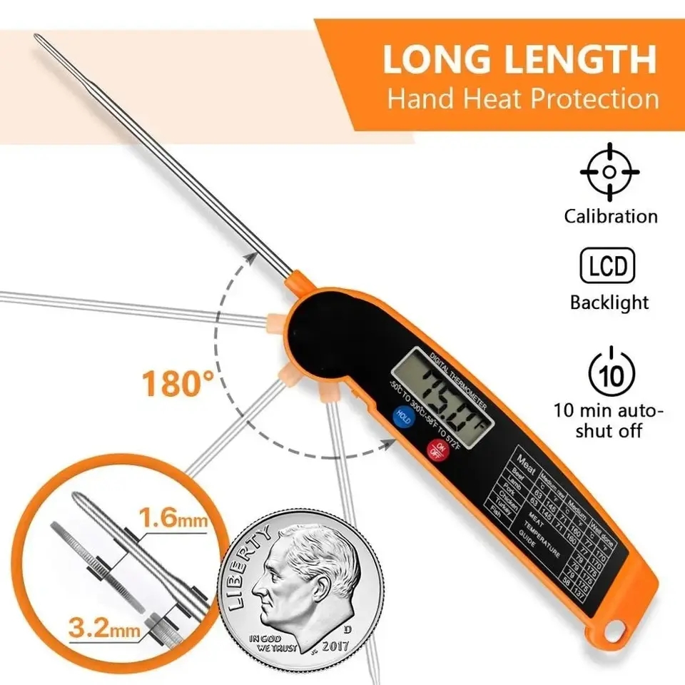 Hot Sale Digital Kitchen Food  - Meat Thermometer บทวิจารณ์และราคา