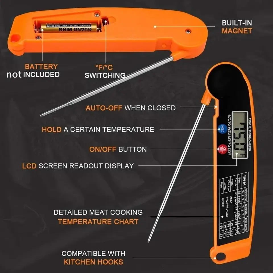 Hot Sale Digital Kitchen Food  - Meat Thermometer บทวิจารณ์และราคา