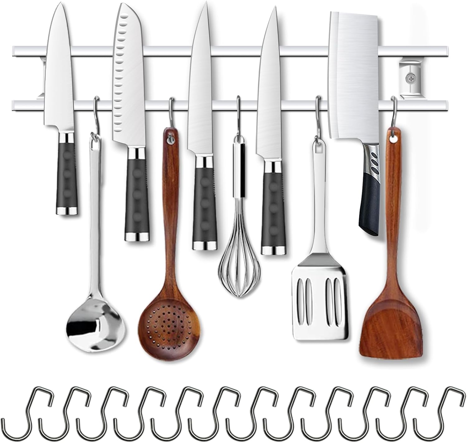 18 Inch Magnetic Knife Holder  - Magnetic Knife Strip บทวิจารณ์และราคา