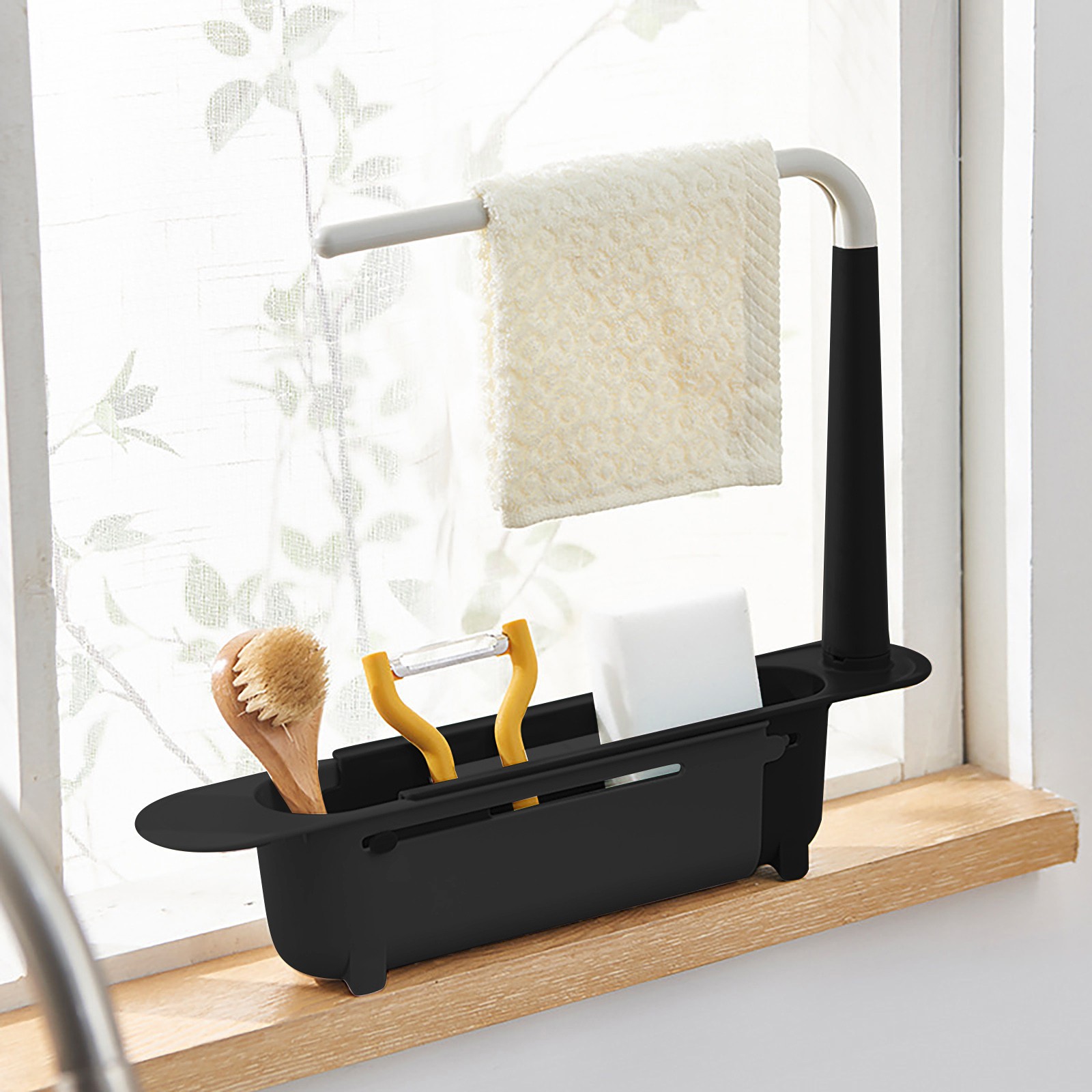 elescopic Sink Shelf Drainer R - Kitchen Gadgets Storage Ideas บทวิจารณ์และราคา