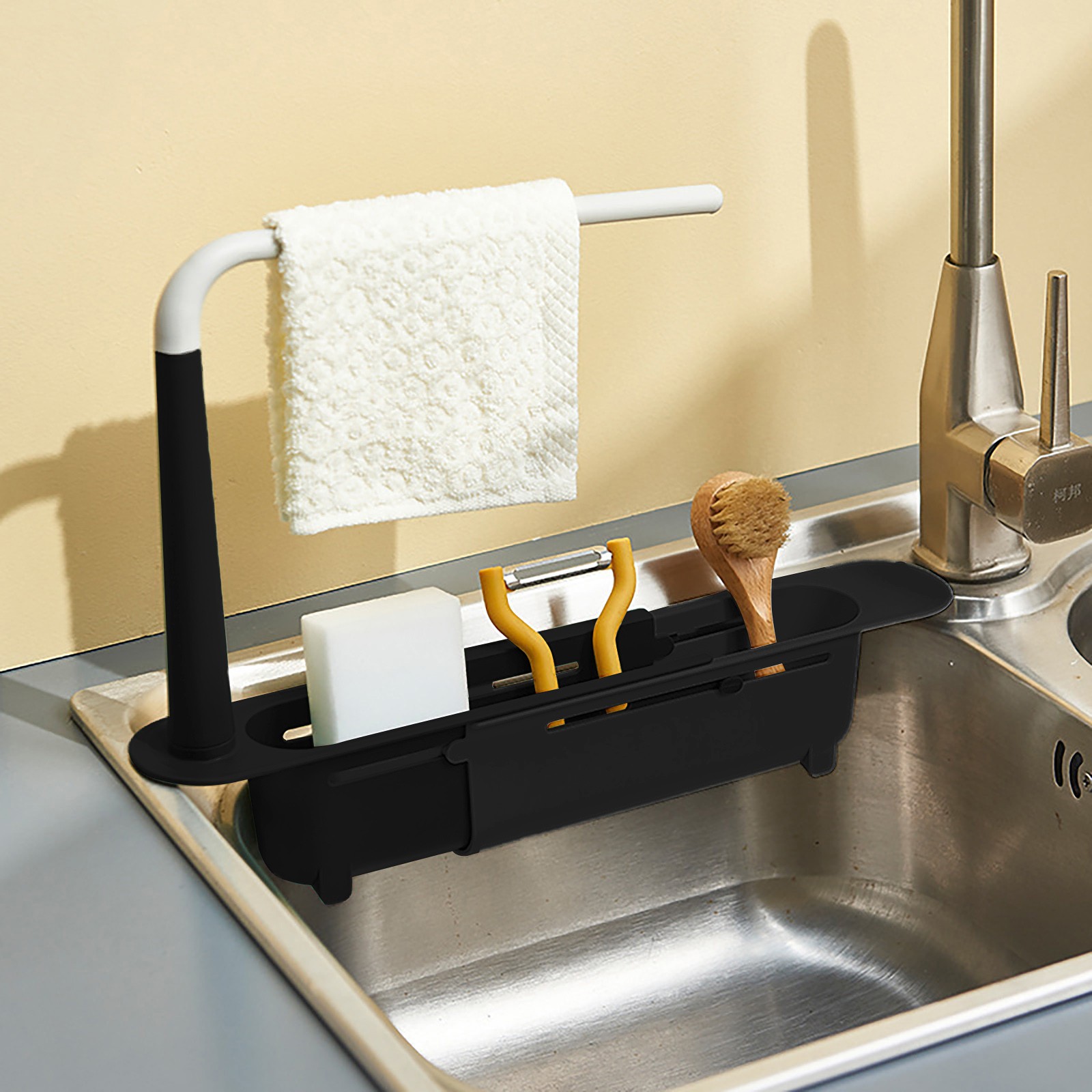 elescopic Sink Shelf Drainer R - Kitchen Gadgets Storage Ideas บทวิจารณ์และราคา