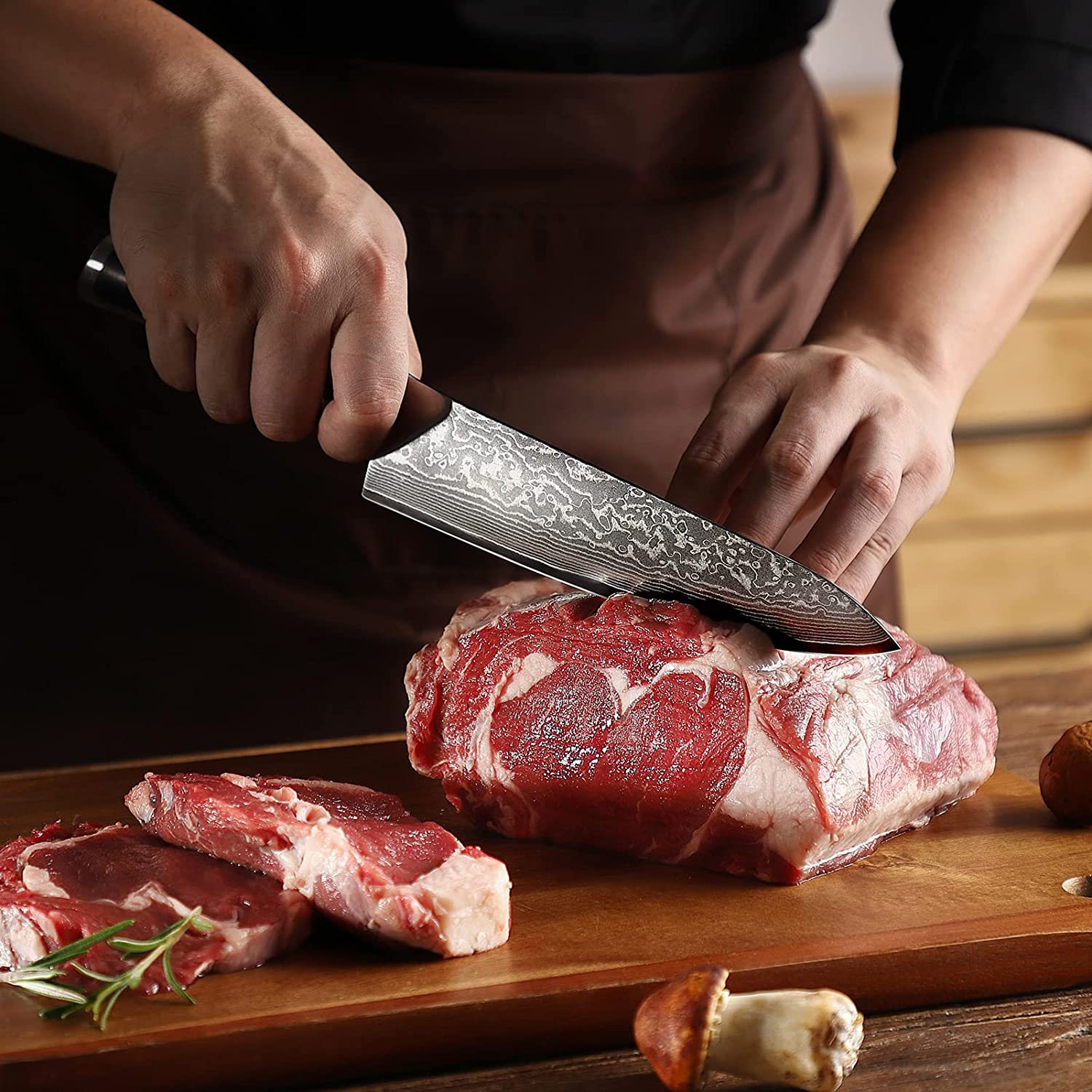 Sunnecko Damascus Steel Kitche - Kitchen Gadgets Japanese บทวิจารณ์และราคา
