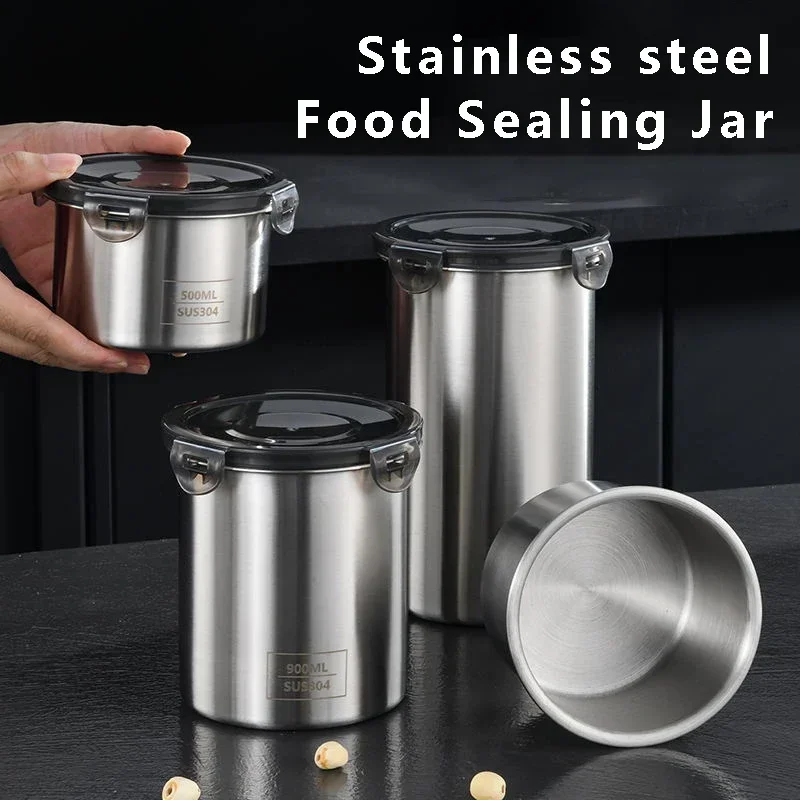 Stainless Steel Food Container - Kitchen Gadgets Storage Ideas บทวิจารณ์และราคา