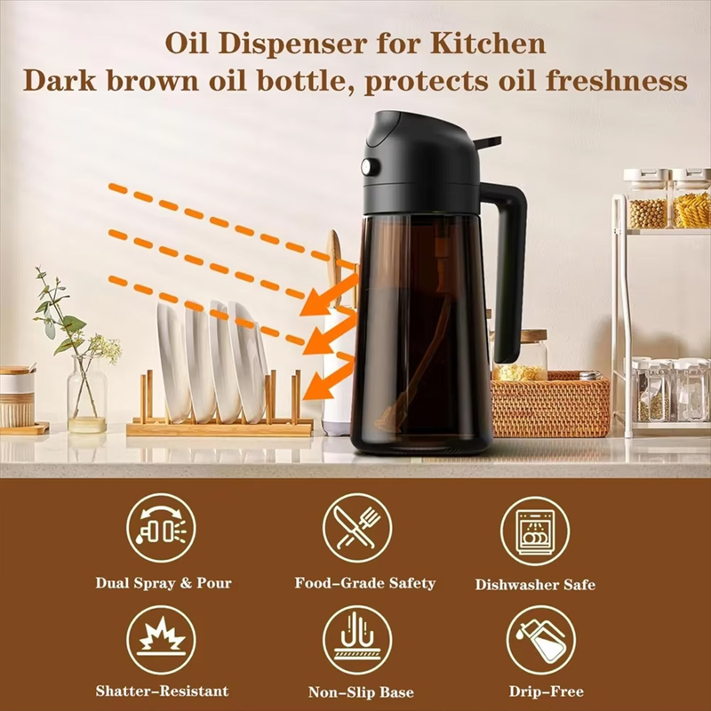 470ml Cooking Oil Sprayer Oil  - Oil Mister Spray Bottle บทวิจารณ์และราคา