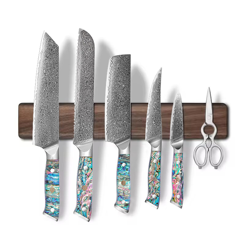 Walnut Wood Strong Magnetic Kn - Magnetic Knife Strip บทวิจารณ์และราคา