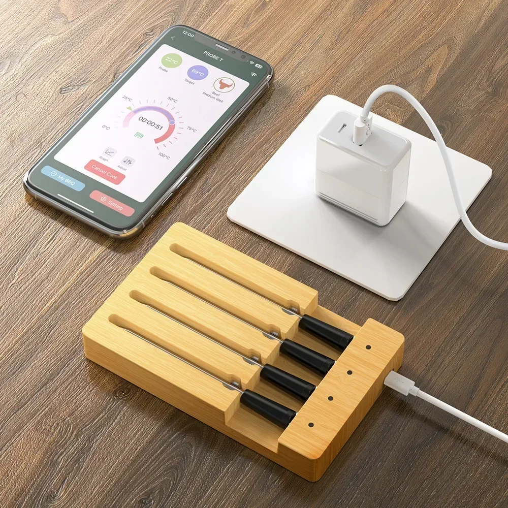 4Probe WiFi Wireless Bluetooth - Meat Thermometer บทวิจารณ์และราคา