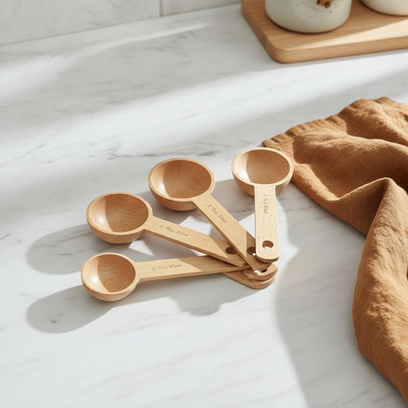 Wooden Measuring Spoon 7.5-45M - Kitchen Gadgets For Chefs บทวิจารณ์และราคา
