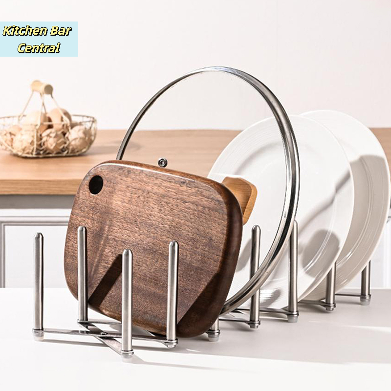 【Pot Lid Tableware Storage Rac - Kitchen Gadgets Rack Storage บทวิจารณ์และราคา