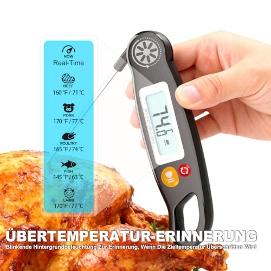 Meat Thermometer Digital - Ins - Meat Thermometer บทวิจารณ์และราคา