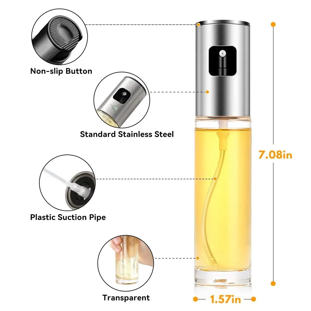 Glass Oil Sprayer for Cooking  - Oil Mister Spray Bottle บทวิจารณ์และราคา
