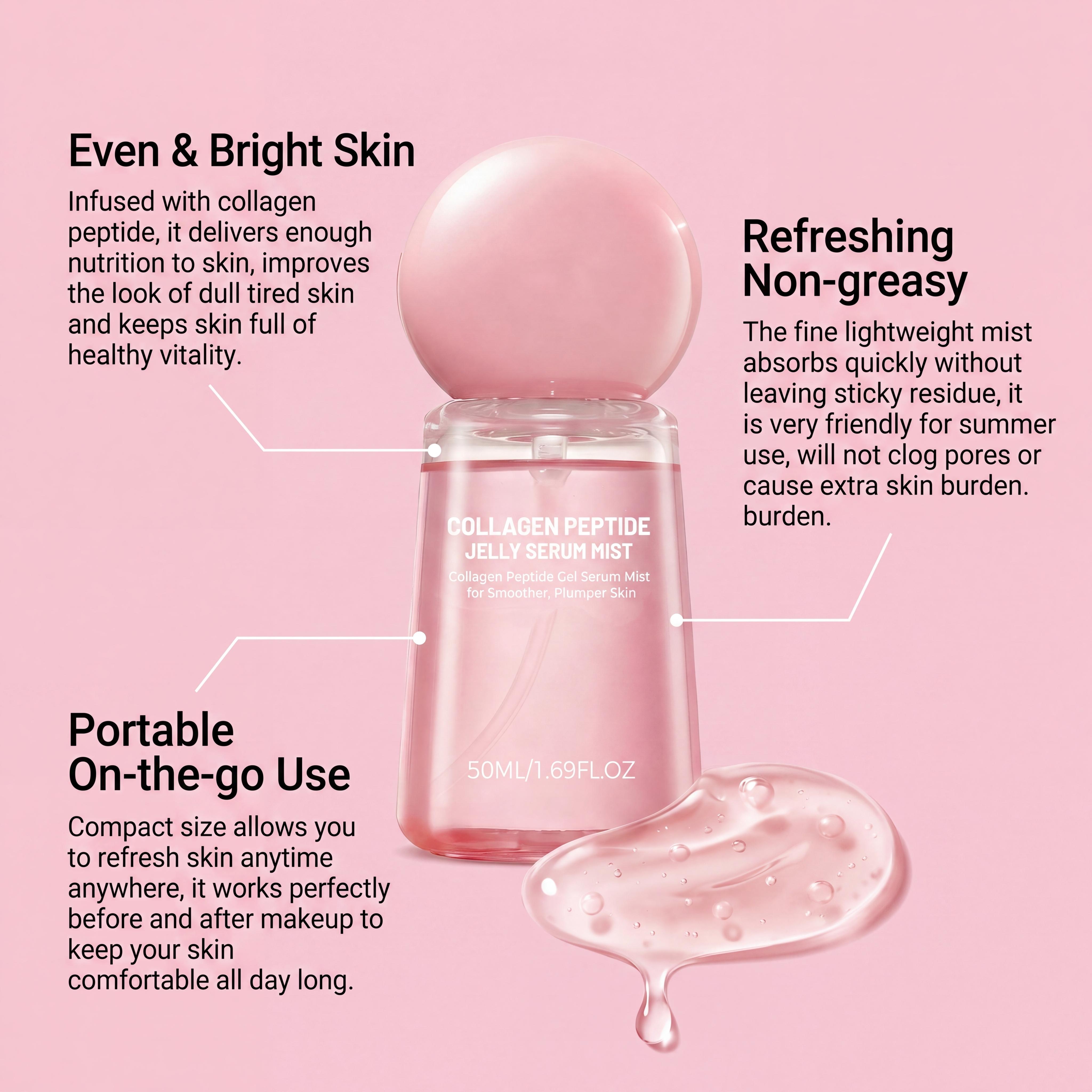 Collagen Peptide Jelly Serum M - Oil Mister Spray Bottle บทวิจารณ์และราคา