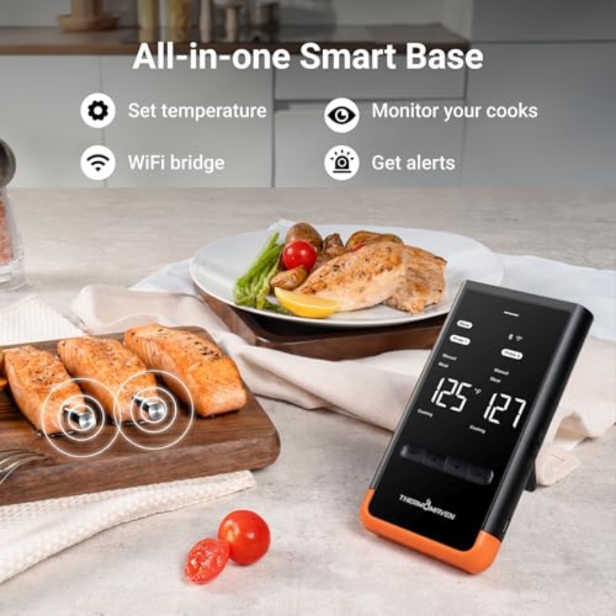 Wireless Bluetooth Smart Meat  - Meat Thermometer บทวิจารณ์และราคา