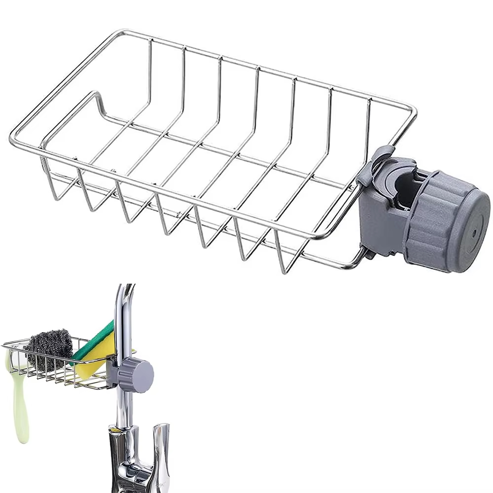 Kitchen Sink Drain Rack Sponge - Kitchen Gadgets Storage Ideas บทวิจารณ์และราคา