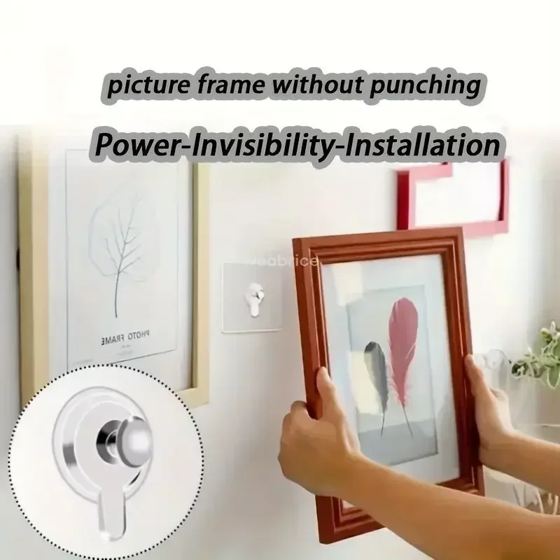 Photo Frame Hooks Storage Rack - Kitchen Gadgets Rack Storage บทวิจารณ์และราคา