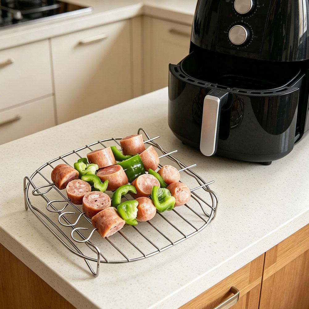 Air Fryer Square Grill Stainle - Kitchen Gadgets That Make Life Easier บทวิจารณ์และราคา
