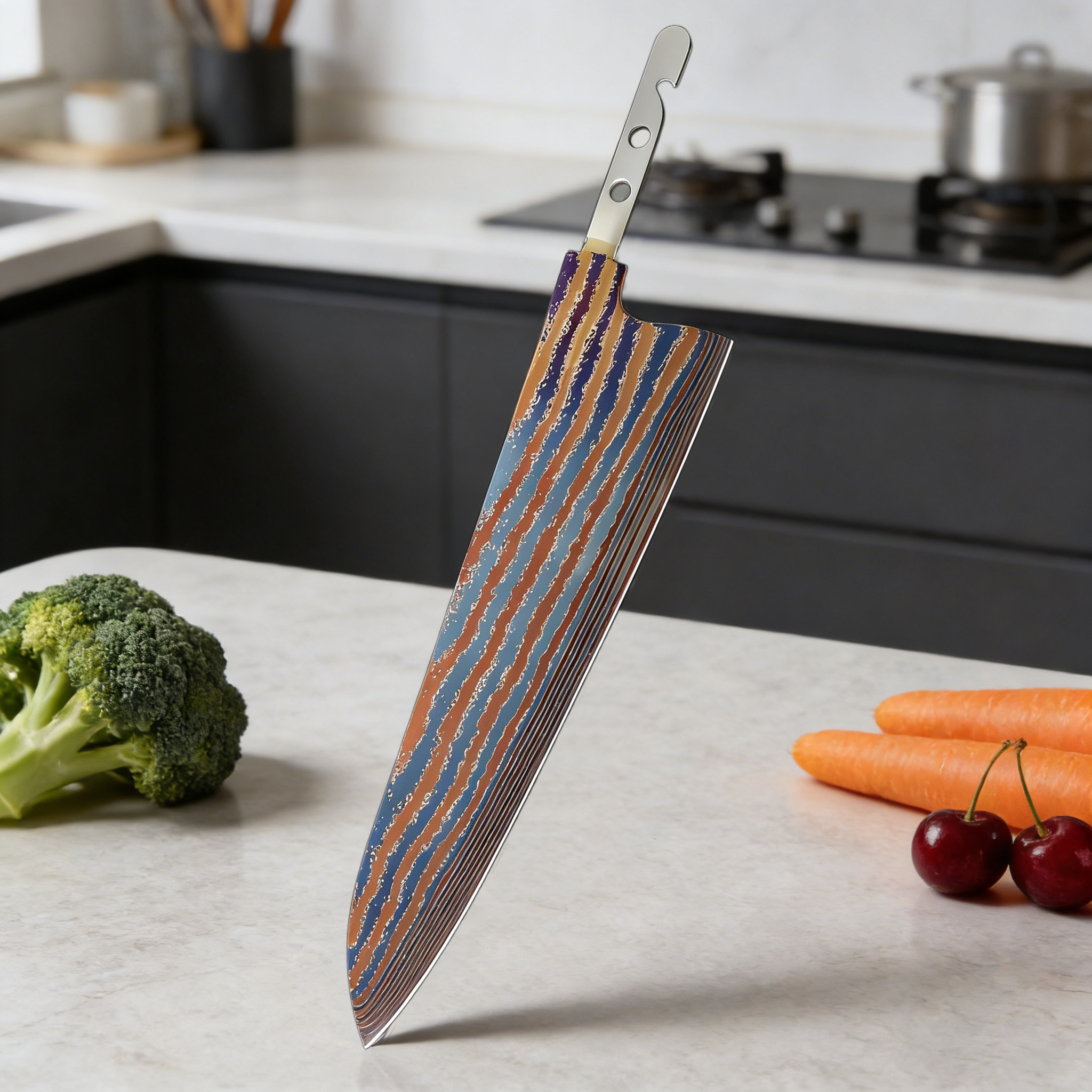 1PC,Chef Knife Blank Blade DIY - Kitchen Gadgets For Chefs บทวิจารณ์และราคา