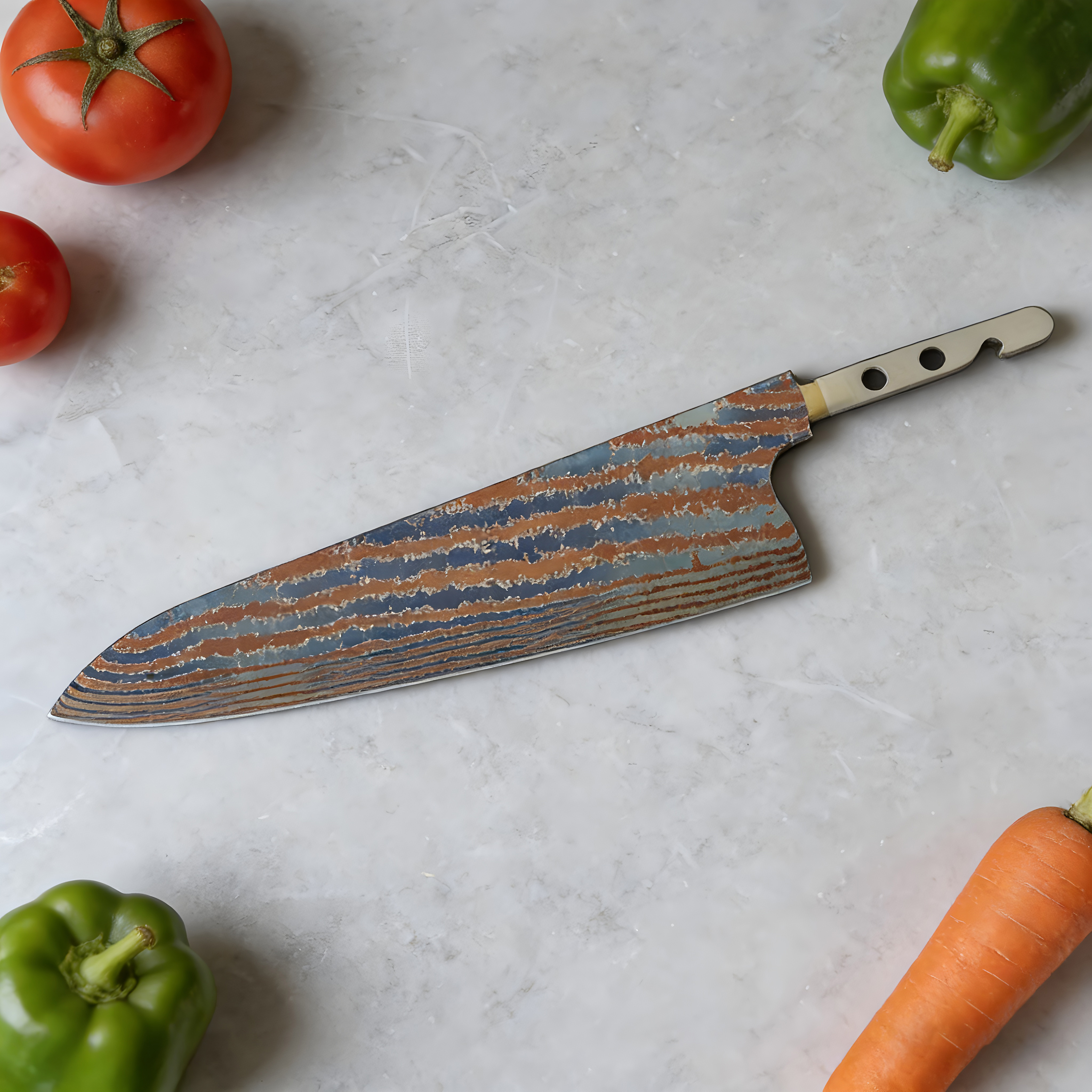 1PC,Chef Knife Blank Blade DIY - Kitchen Gadgets For Chefs บทวิจารณ์และราคา