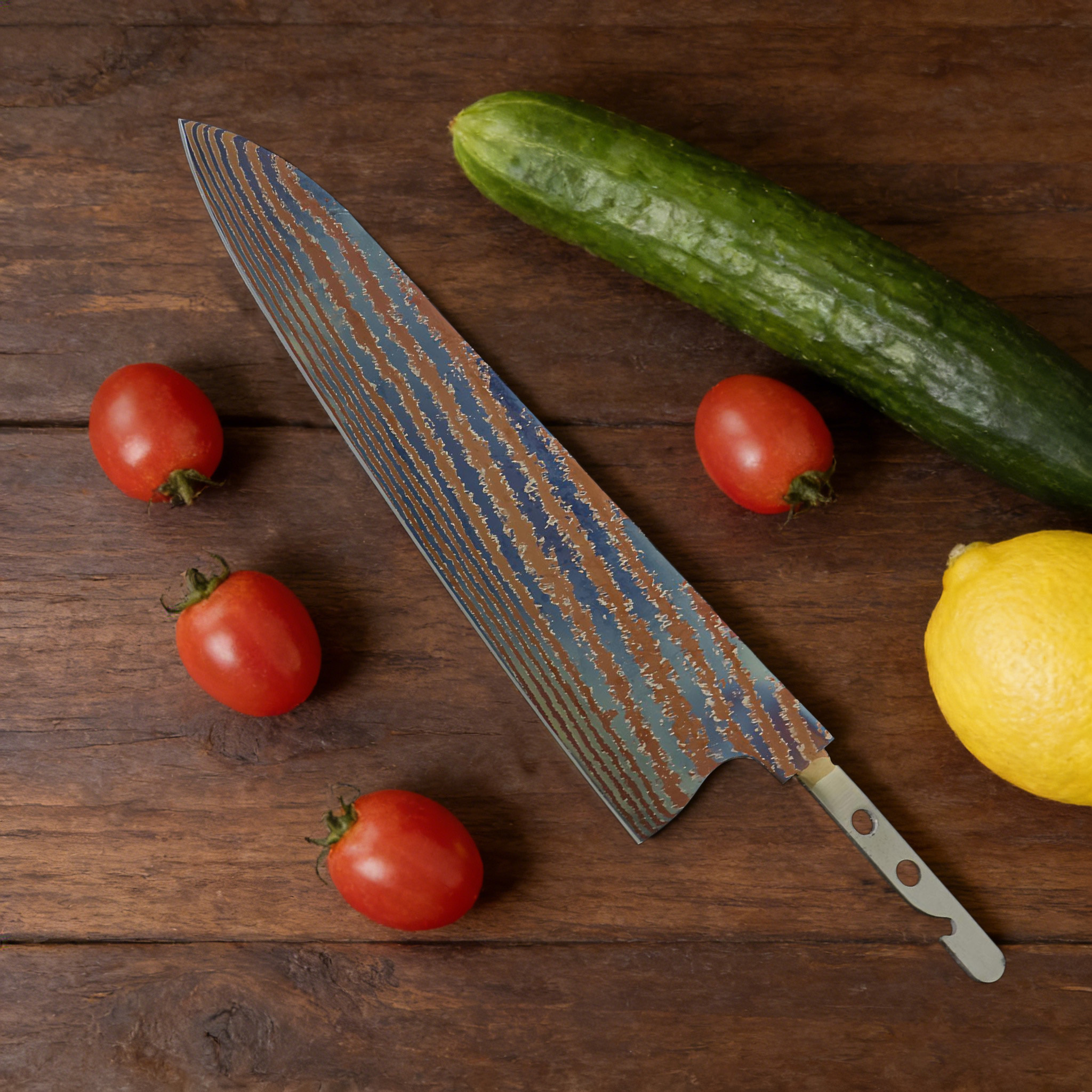 1PC,Chef Knife Blank Blade DIY - Kitchen Gadgets For Chefs บทวิจารณ์และราคา
