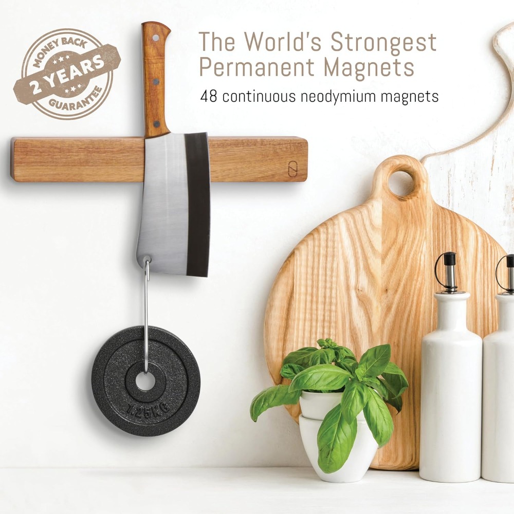 Premium 24 inch Magnetic Knife - Magnetic Knife Strip บทวิจารณ์และราคา