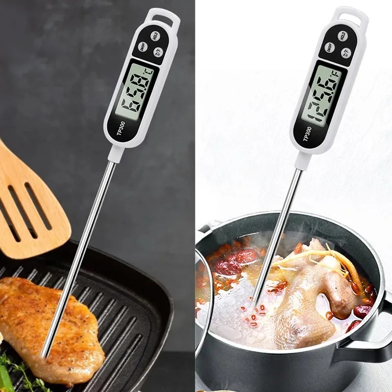 Stainless Steel Probe Cooking  - Meat Thermometer บทวิจารณ์และราคา