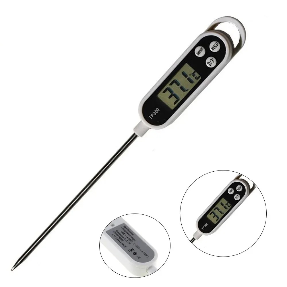 Stainless Steel Probe Cooking  - Meat Thermometer บทวิจารณ์และราคา