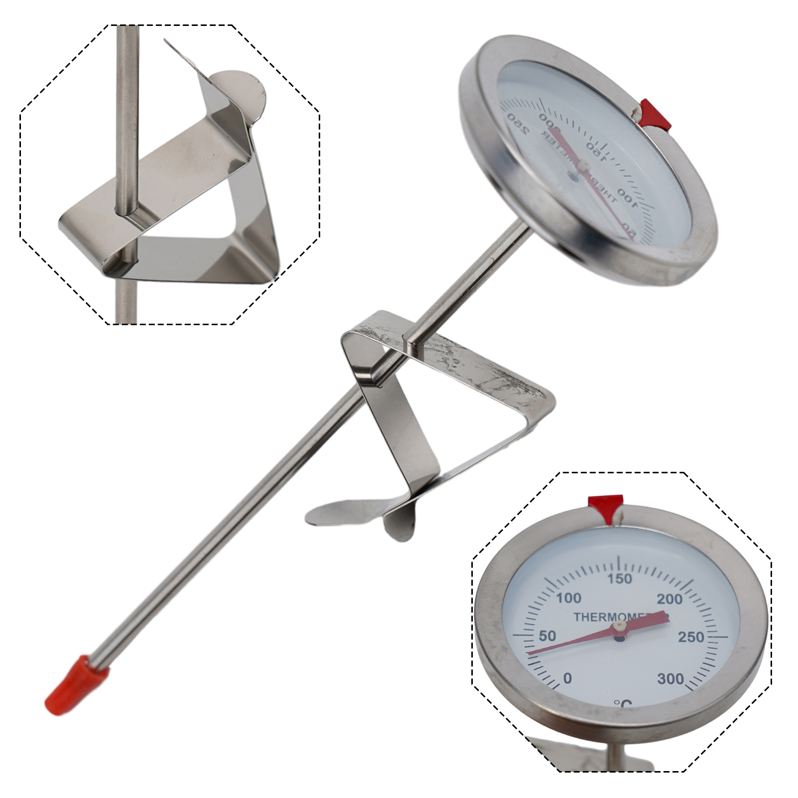 Stainless Steel Probe Thermome - Meat Thermometer บทวิจารณ์และราคา