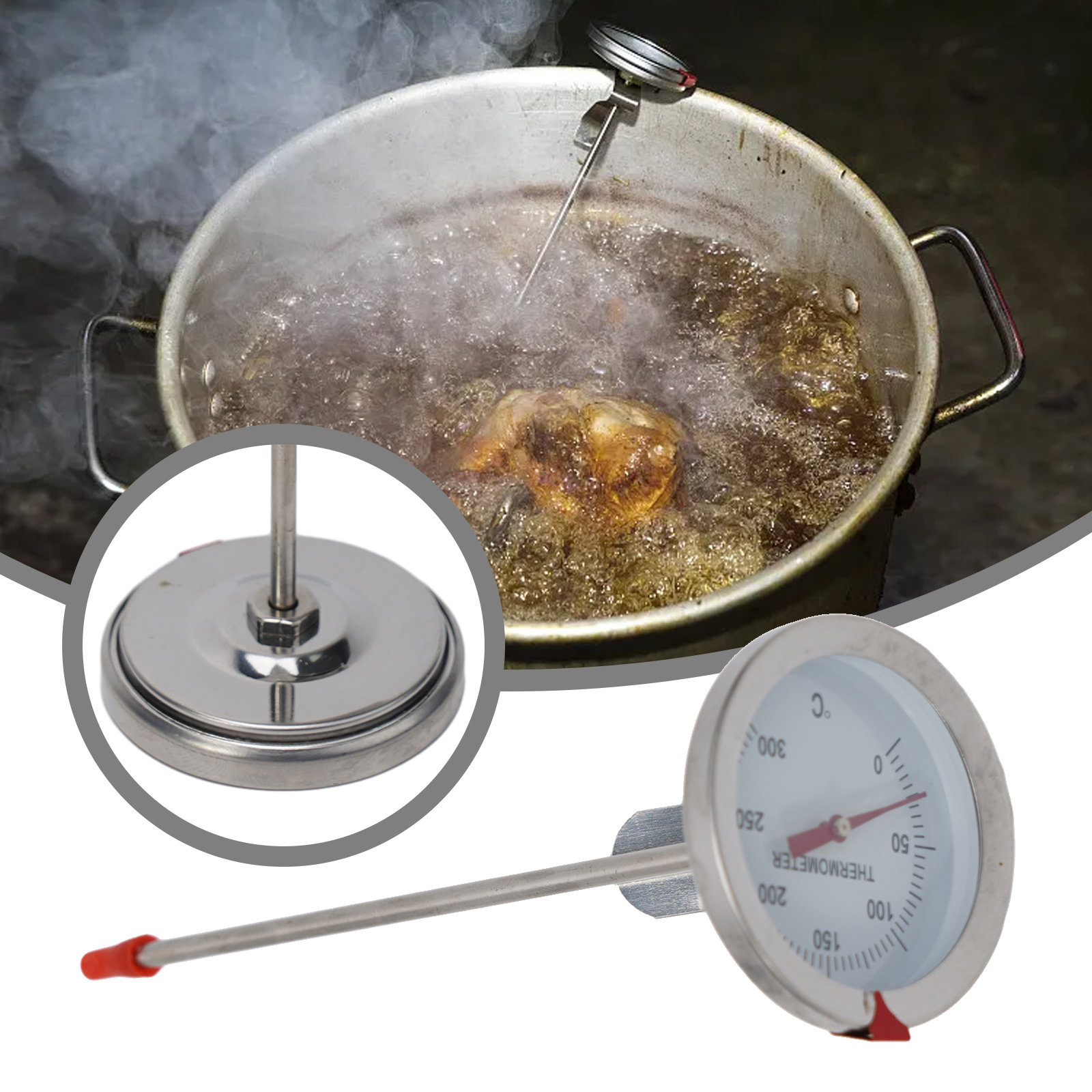 Stainless Steel Probe Thermome - Meat Thermometer บทวิจารณ์และราคา