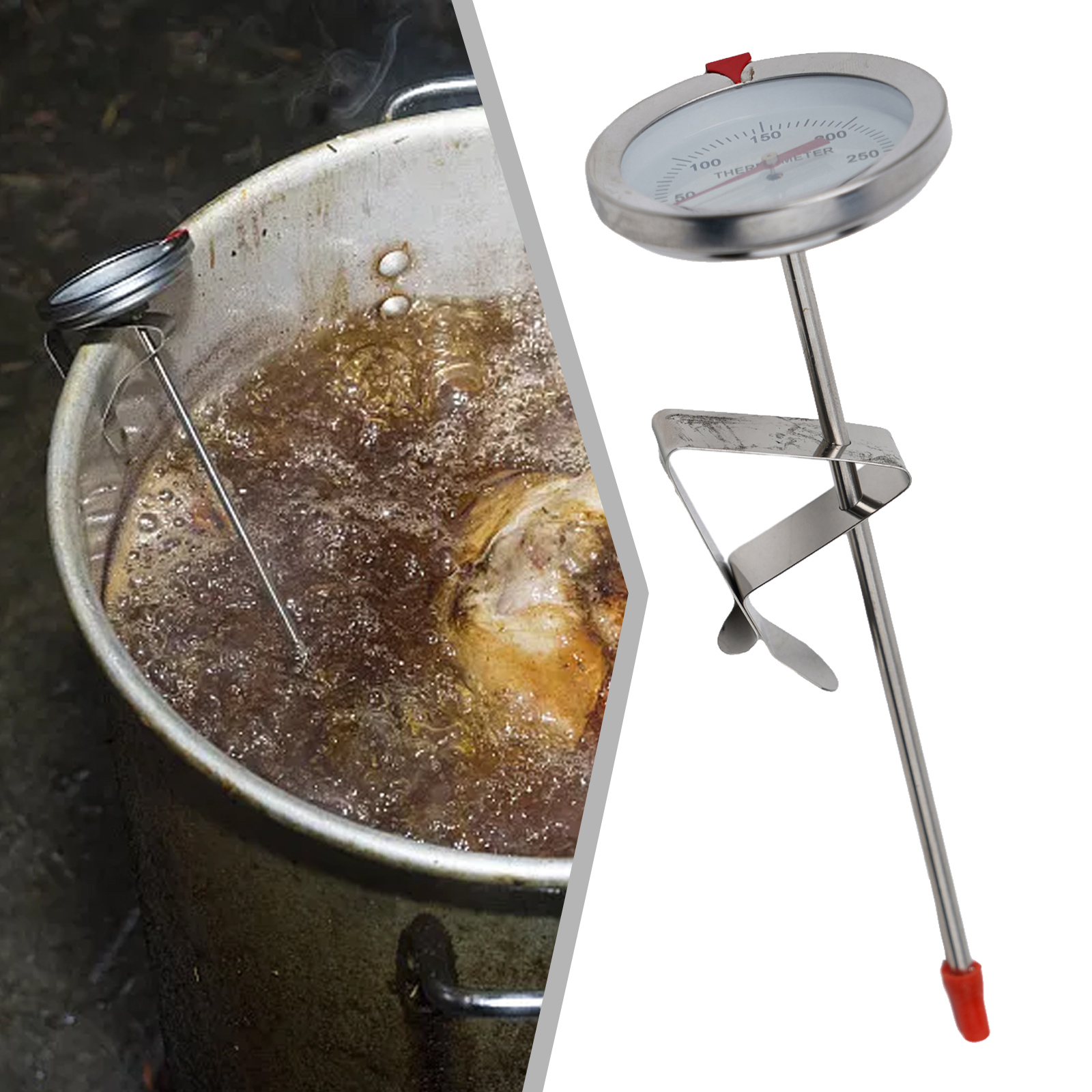 Stainless Steel Probe Thermome - Meat Thermometer บทวิจารณ์และราคา