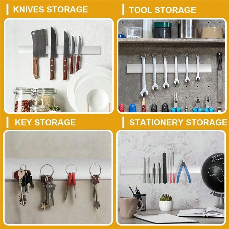 A76K Multipurpose Magnetic Kni - Magnetic Knife Strip บทวิจารณ์และราคา