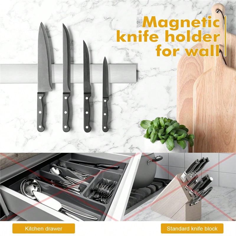 A76K Multipurpose Magnetic Kni - Magnetic Knife Strip บทวิจารณ์และราคา
