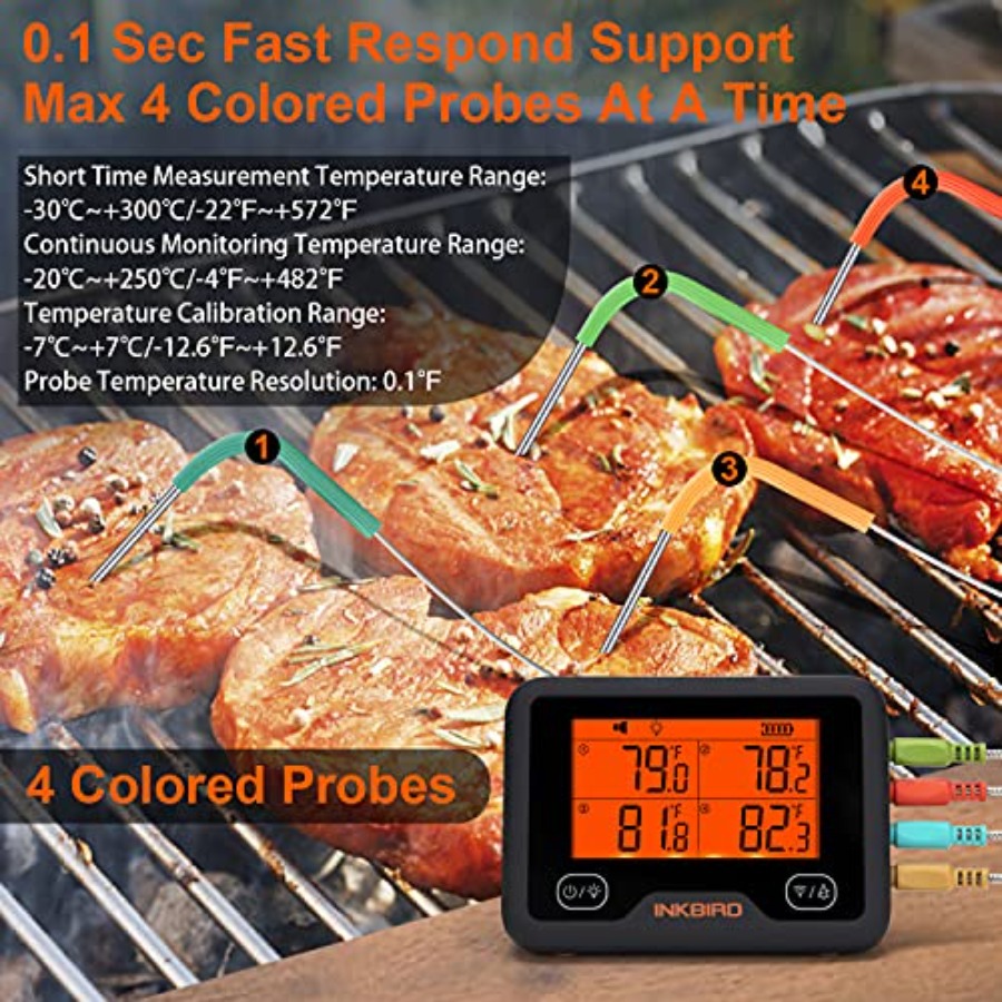 Bluetooth and WiFi Meat Thermo - Meat Thermometer บทวิจารณ์และราคา