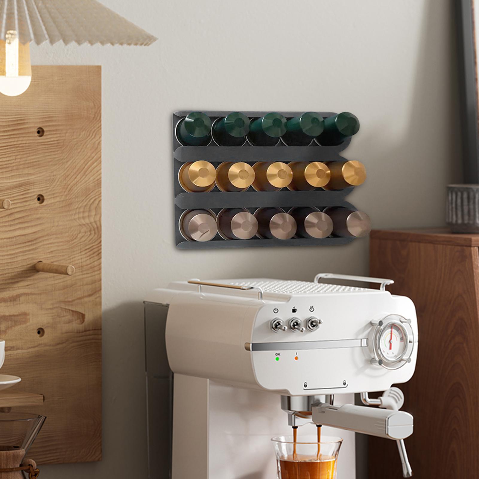 Coffee Pod Storage Wall Mounte - Kitchen Gadgets Rack Storage บทวิจารณ์และราคา