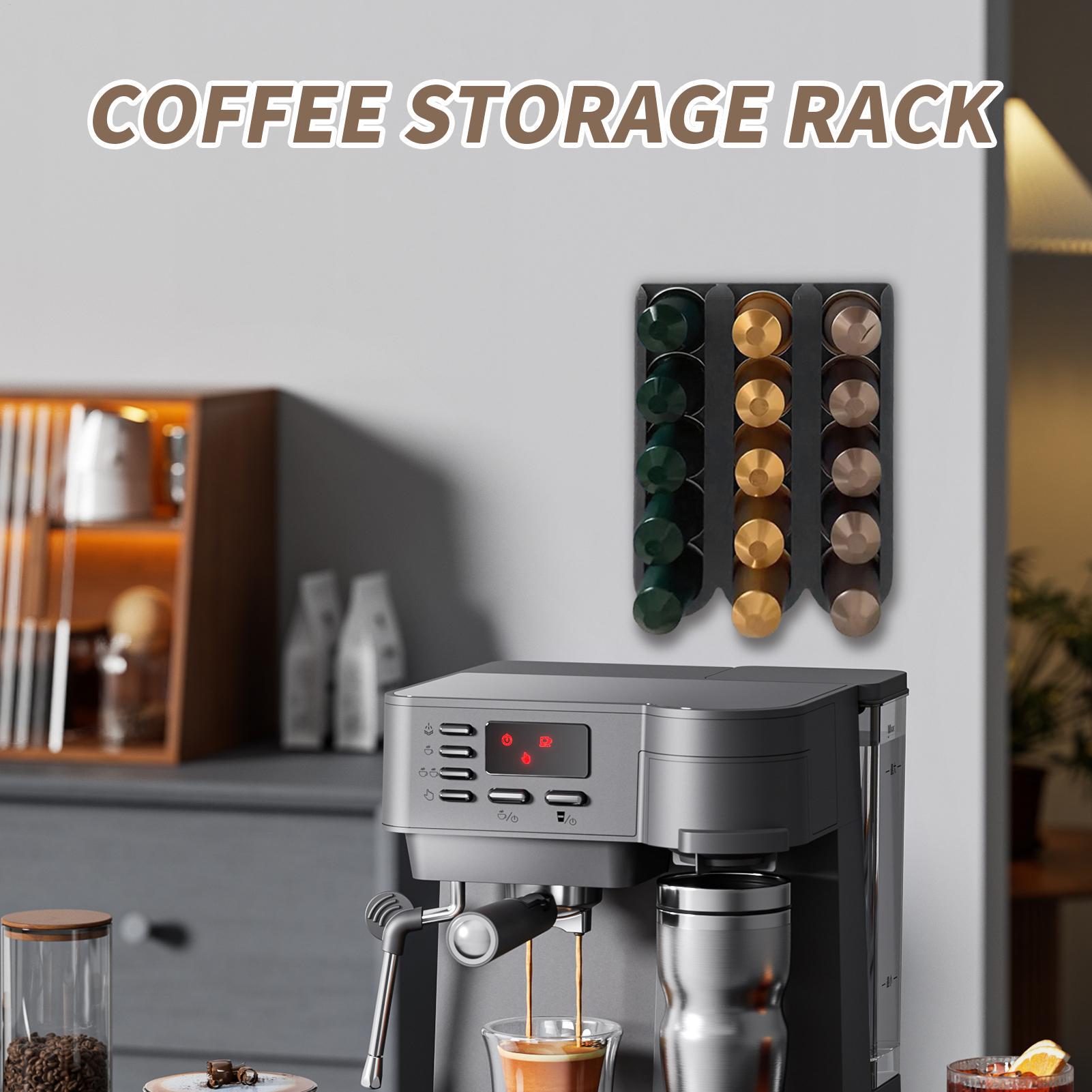 Coffee Pod Storage Wall Mounte - Kitchen Gadgets Rack Storage บทวิจารณ์และราคา