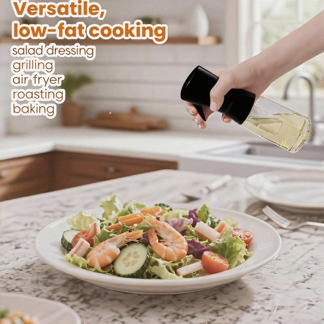 Olive Oil Sprayer for Cooking, - Oil Mister Spray Bottle บทวิจารณ์และราคา