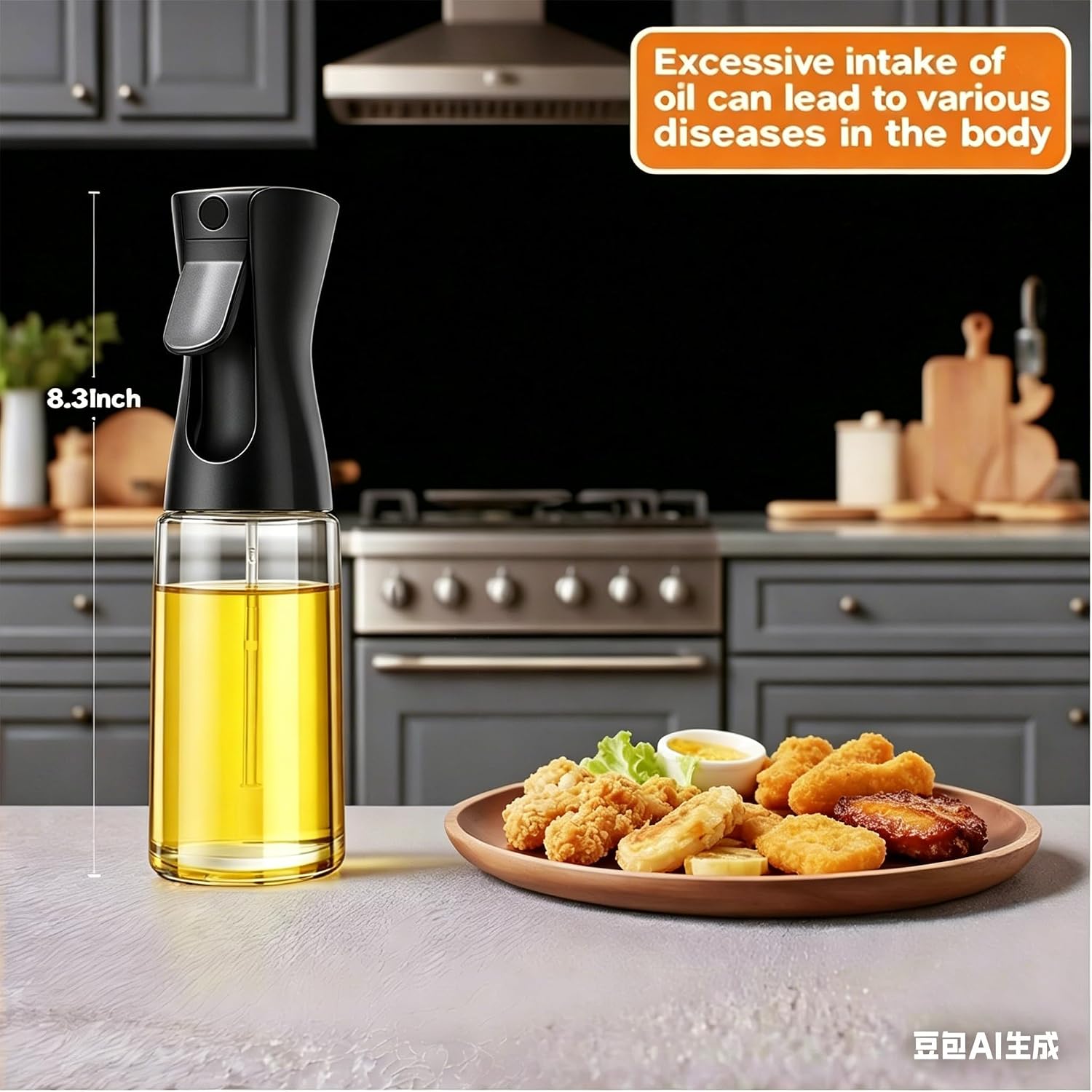 Olive Oil Sprayer for Cooking, - Oil Mister Spray Bottle บทวิจารณ์และราคา