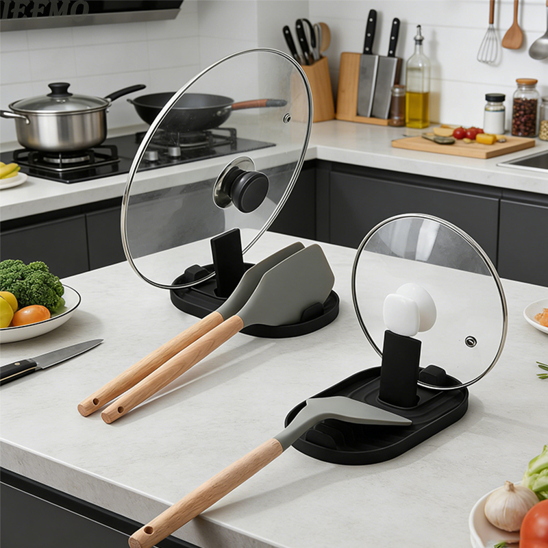 Foldable Pot Lid Holder Kitche - Kitchen Gadgets Rack Storage บทวิจารณ์และราคา