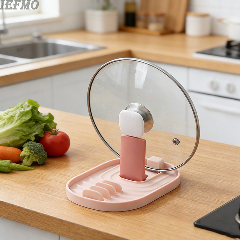 Foldable Pot Lid Holder Kitche - Kitchen Gadgets Rack Storage บทวิจารณ์และราคา